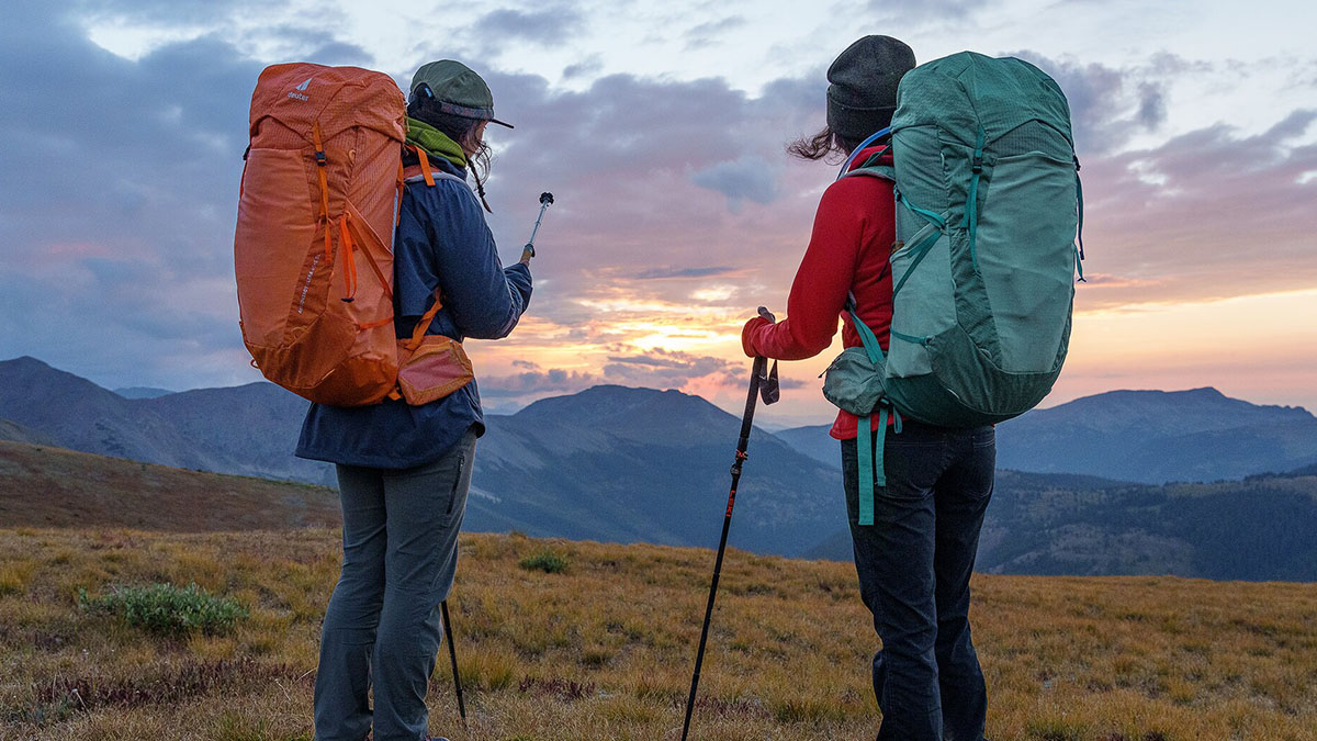 DEUTER Aircontact Ultra 50+5 - fern-alpingreen - ultralekki plecak trekkingowy